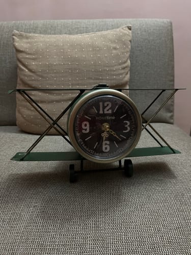 Aspi review of Aircraft Mantel Clock - Vintage Green image 1 out of 1