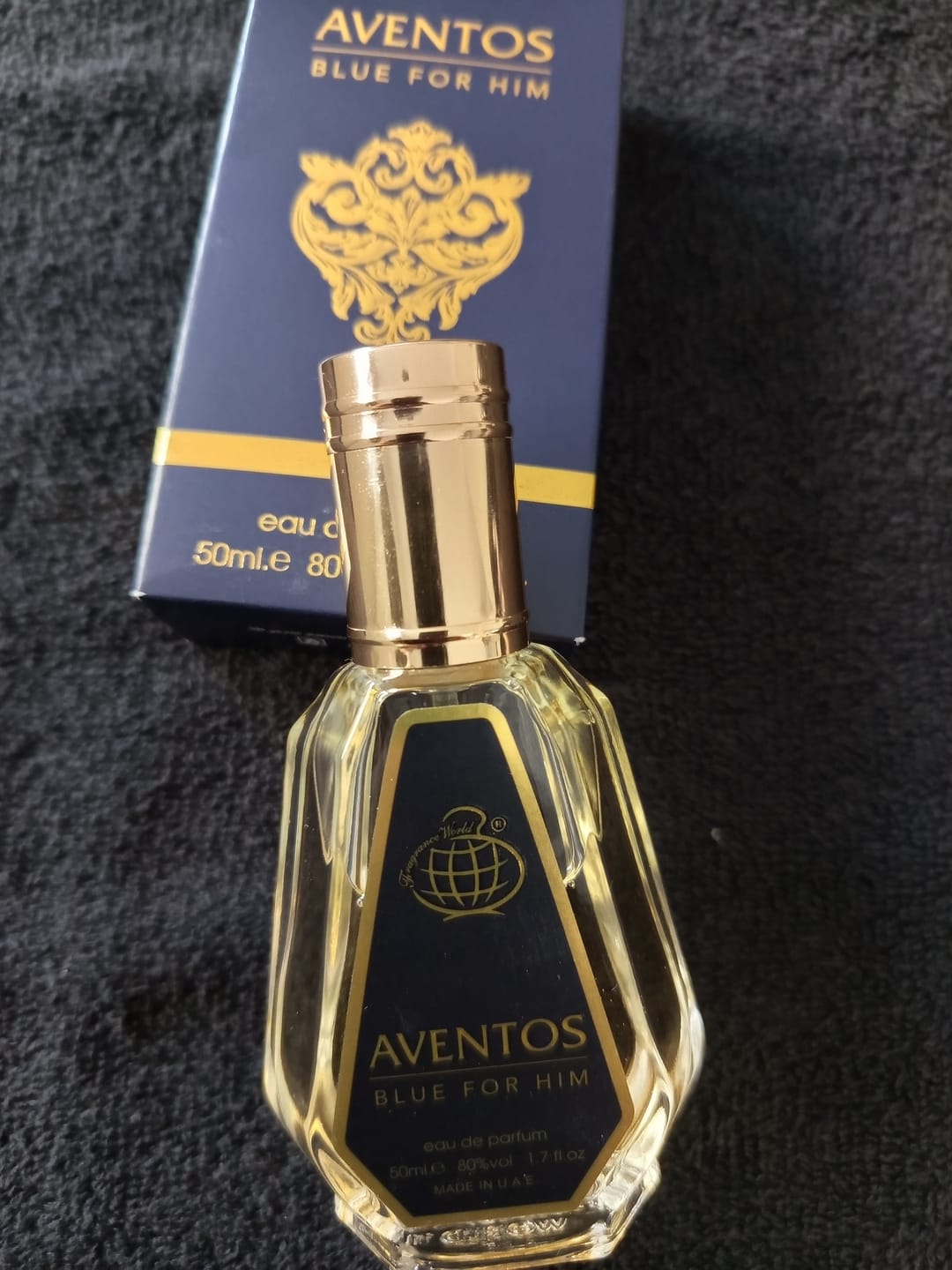 Customer photo review of Aventos blue for him 50ml
