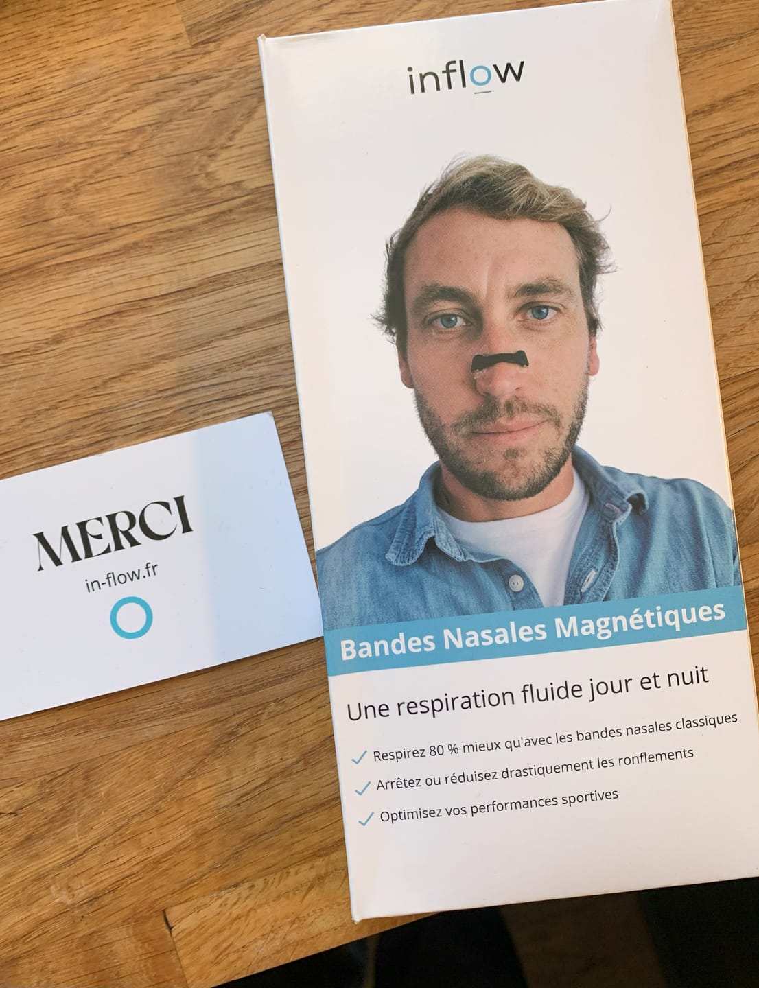 Customer photo review of Kit de Bandes Nasales Magnétiques