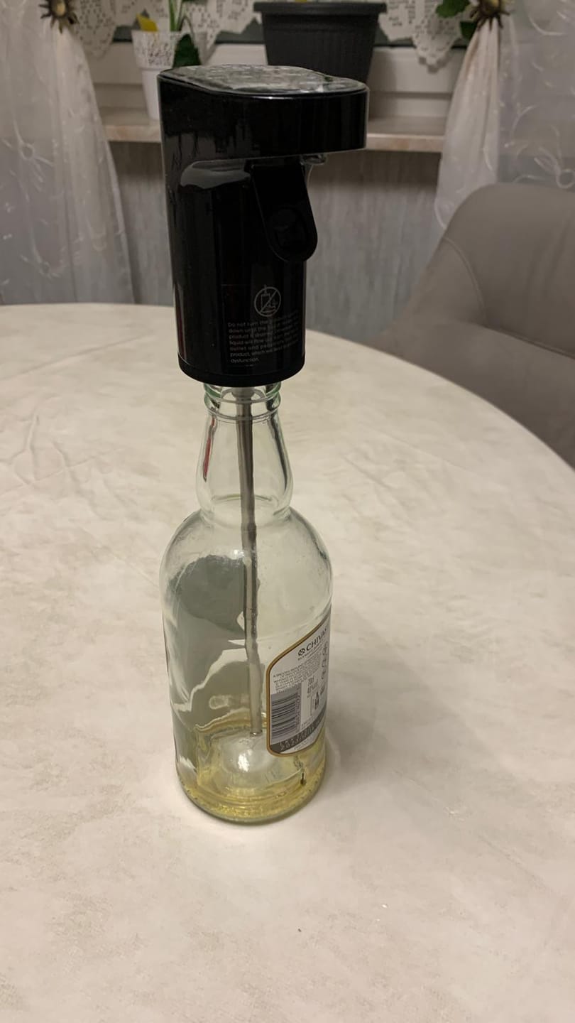 Customer photo review of Digitaler Getränkespender mit Mengenmodus
