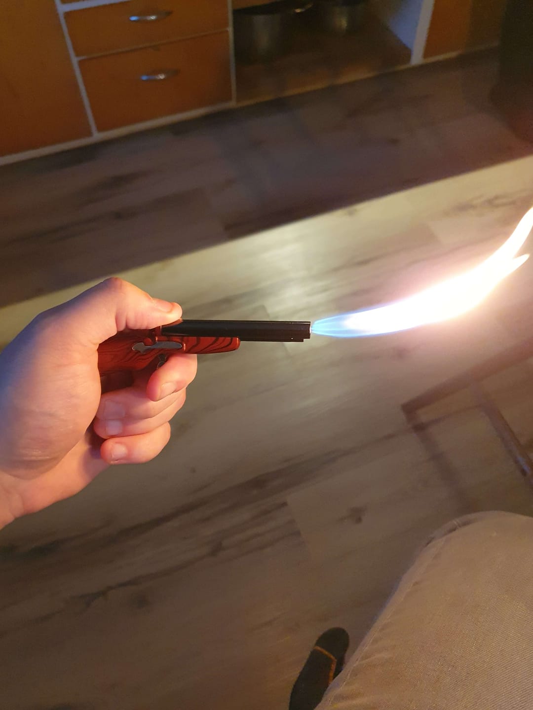 Customer photo review of Mini Shotgun Lighter