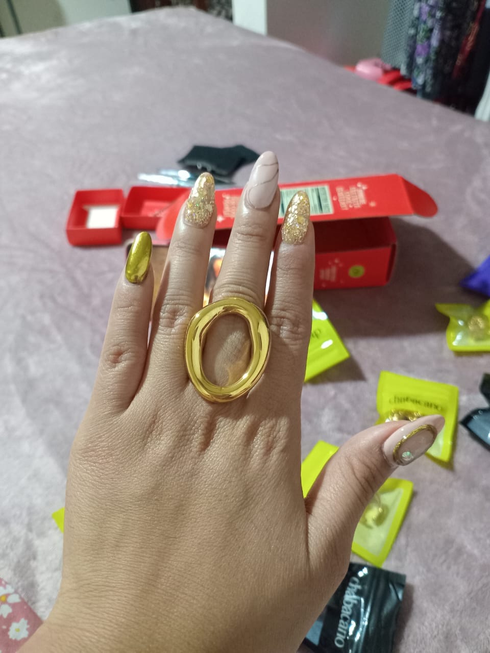 Customer photo review of Anillo Rust