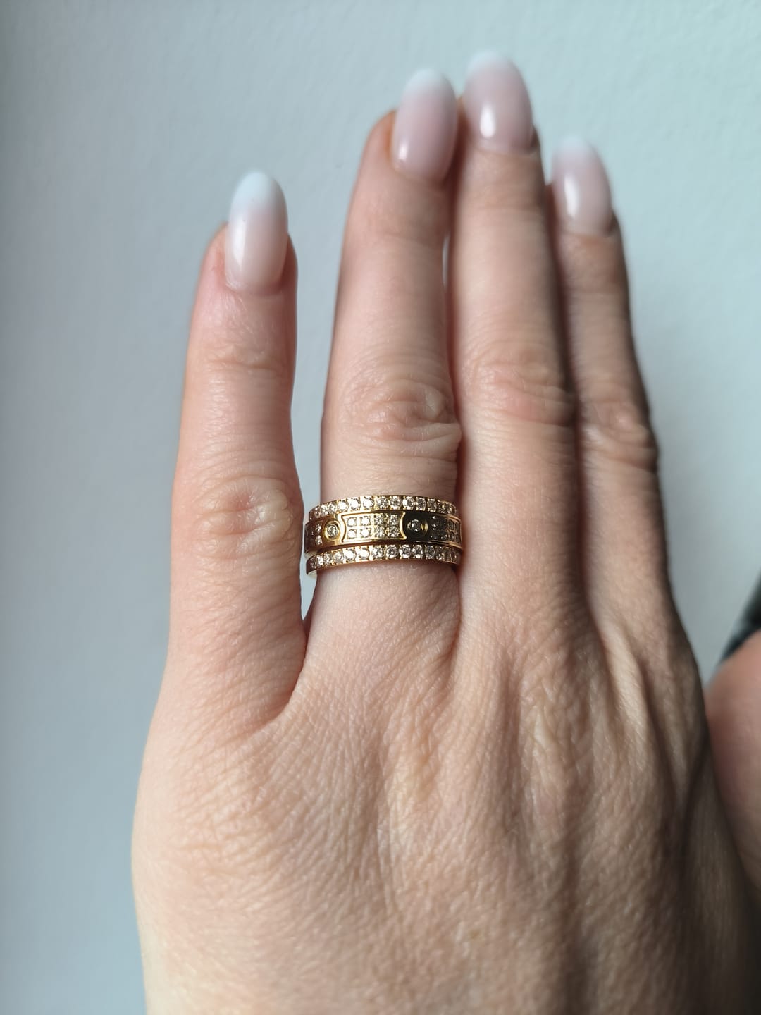 Customer photo review of Shine Ring | 18K vergoldet