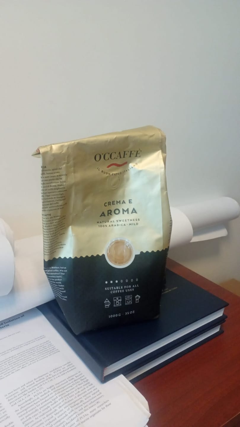 Customer photo review of Occaffe Grano Crema E Aroma 100% Arabica 1kg