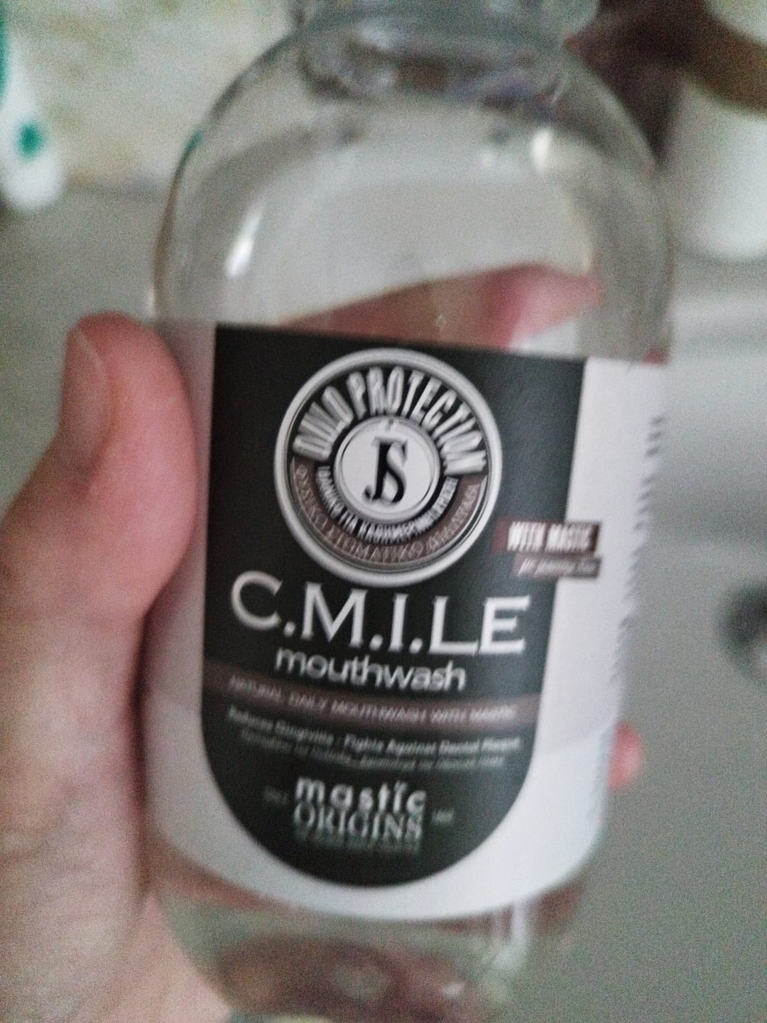 Customer photo review of C.M.I.LE MOUTHWASH