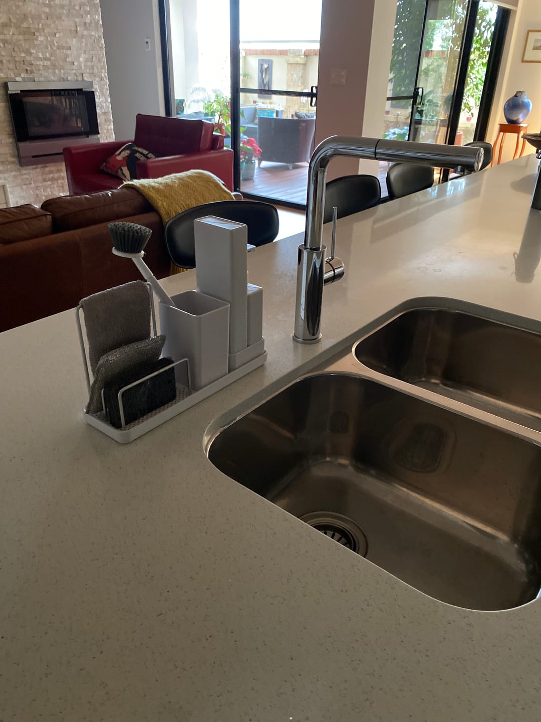 Customer photo review of Cool Frank Sink Organiser