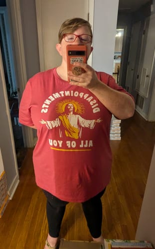 Customer photo review of Disappointments All Of You Tee