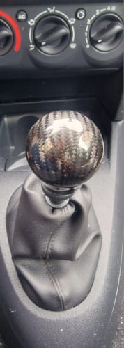 Customer photo review of Real Carbon Fiber Gear Shift Knob