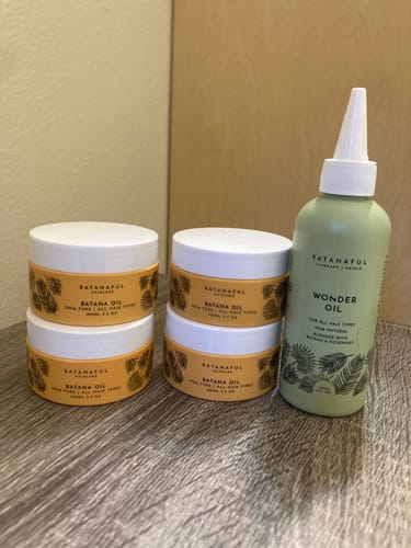 Customer photo review of 100% Pure Batana Oil