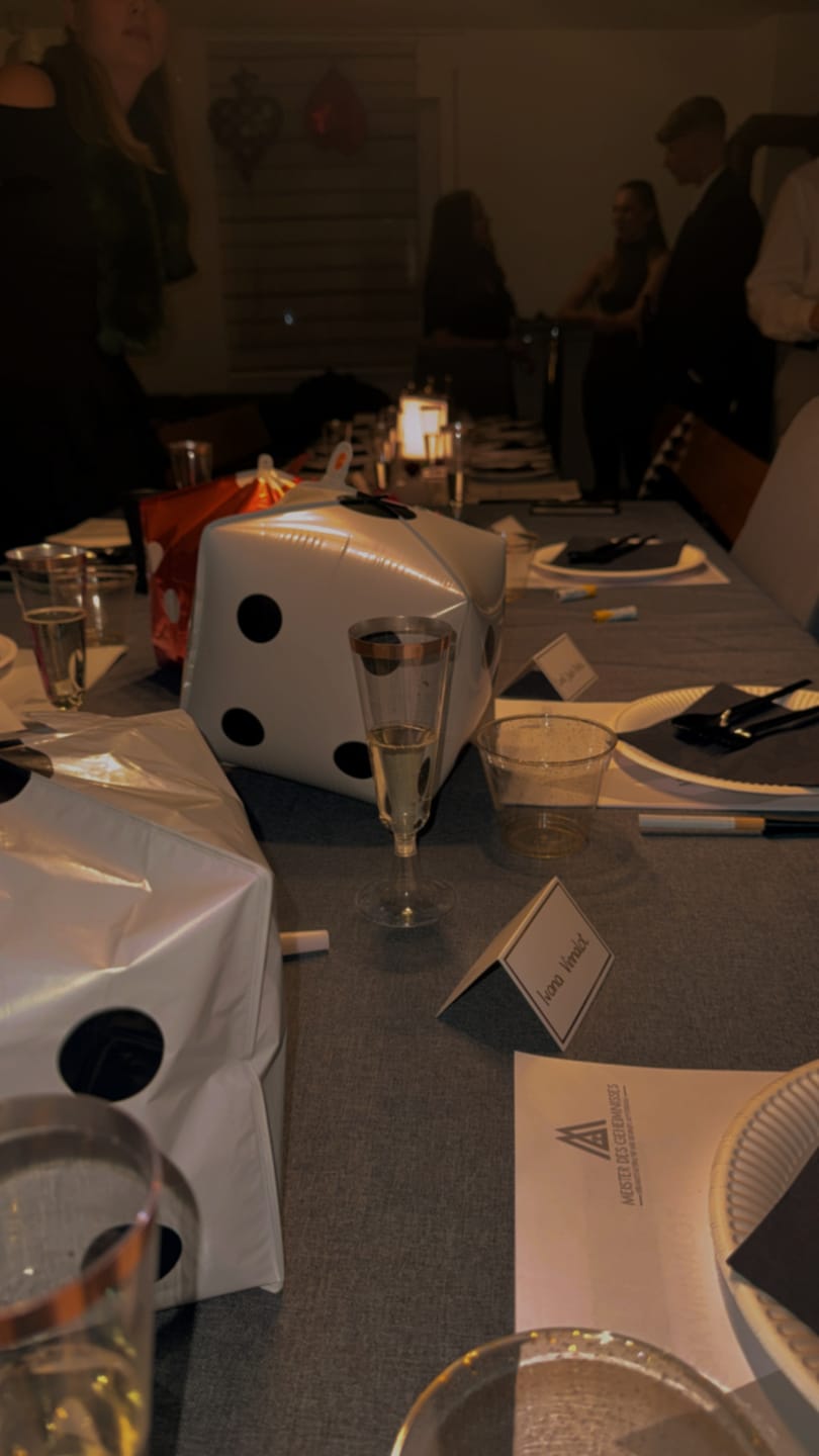 Customer photo review of James Bond Spy Murder Mystery Host Your Own Game Kit
