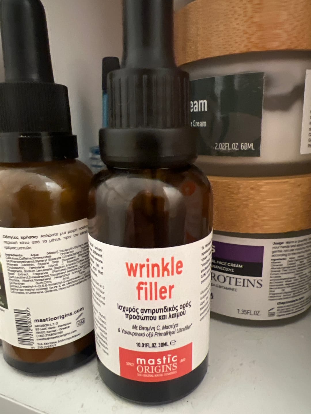 Customer photo review of WRINKLE FILLER