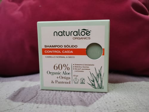 Customer photo review of Shampoo Sólido Reparación y Protección 83gr