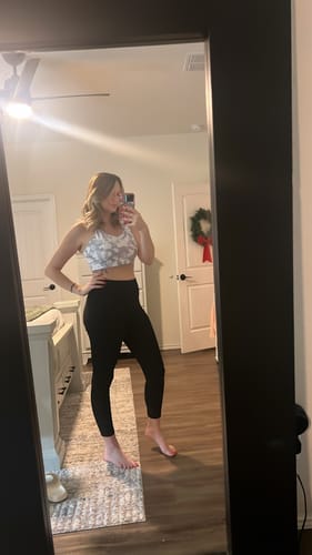 Customer photo review of Ultra Comfort Active Nursing Bra (White Camo)