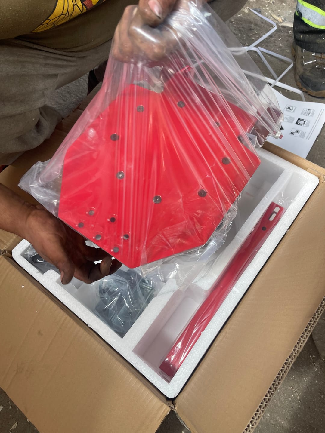 Customer photo review of Pack de Gatas Neumáticas 3Ton + 25/50 Ton