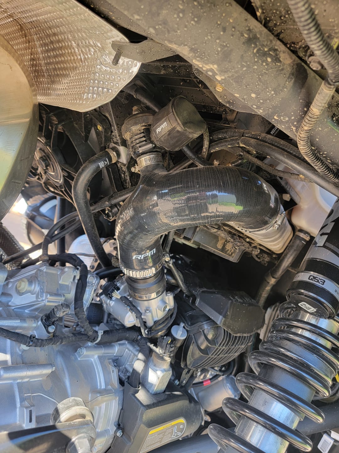 Customer photo review of RPM Can-Am Maverick R Blow Off Valve (BOV) Kit 2024+