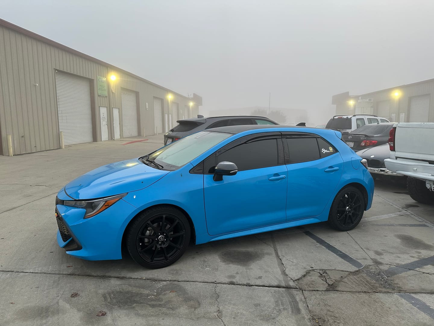Customer photo review of 2019-Up Toyota Corolla Hatchback MUGEN Style Window Visors Deflectors