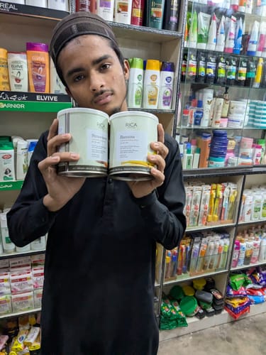 Customer photo review of Rica Brazilian Wax with Avocado Butter 800ml