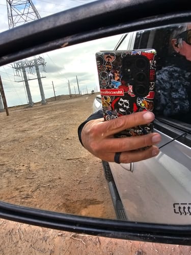 Customer photo review of Chingon Stickered Tough case for Samsung®