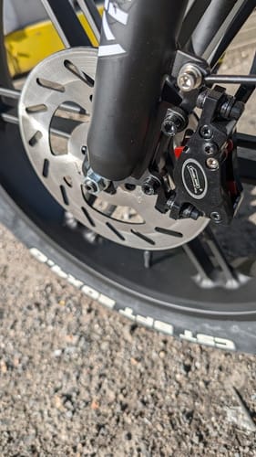 Customer photo review of U7 Step-thru Foldable Fat Tire Electric Bike