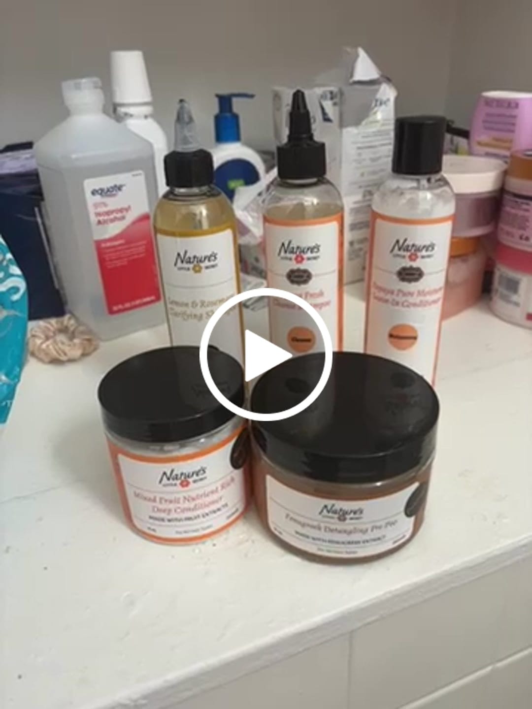 Customer video review of Papaya Pure Moisture Leave In Conditioner