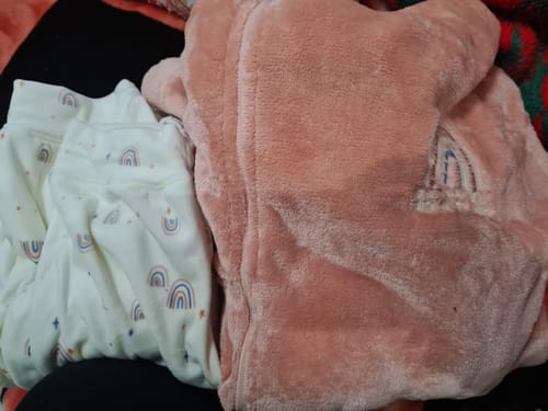 Customer photo review of Rainbow بيجاما حريمي جاكت كُم طويل