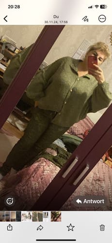 Customer photo review of Oversized Cardigan "CozyGlam"