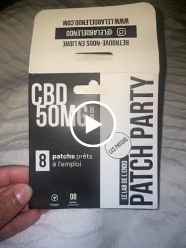 Customer video review of Patchs CBD - 55MG