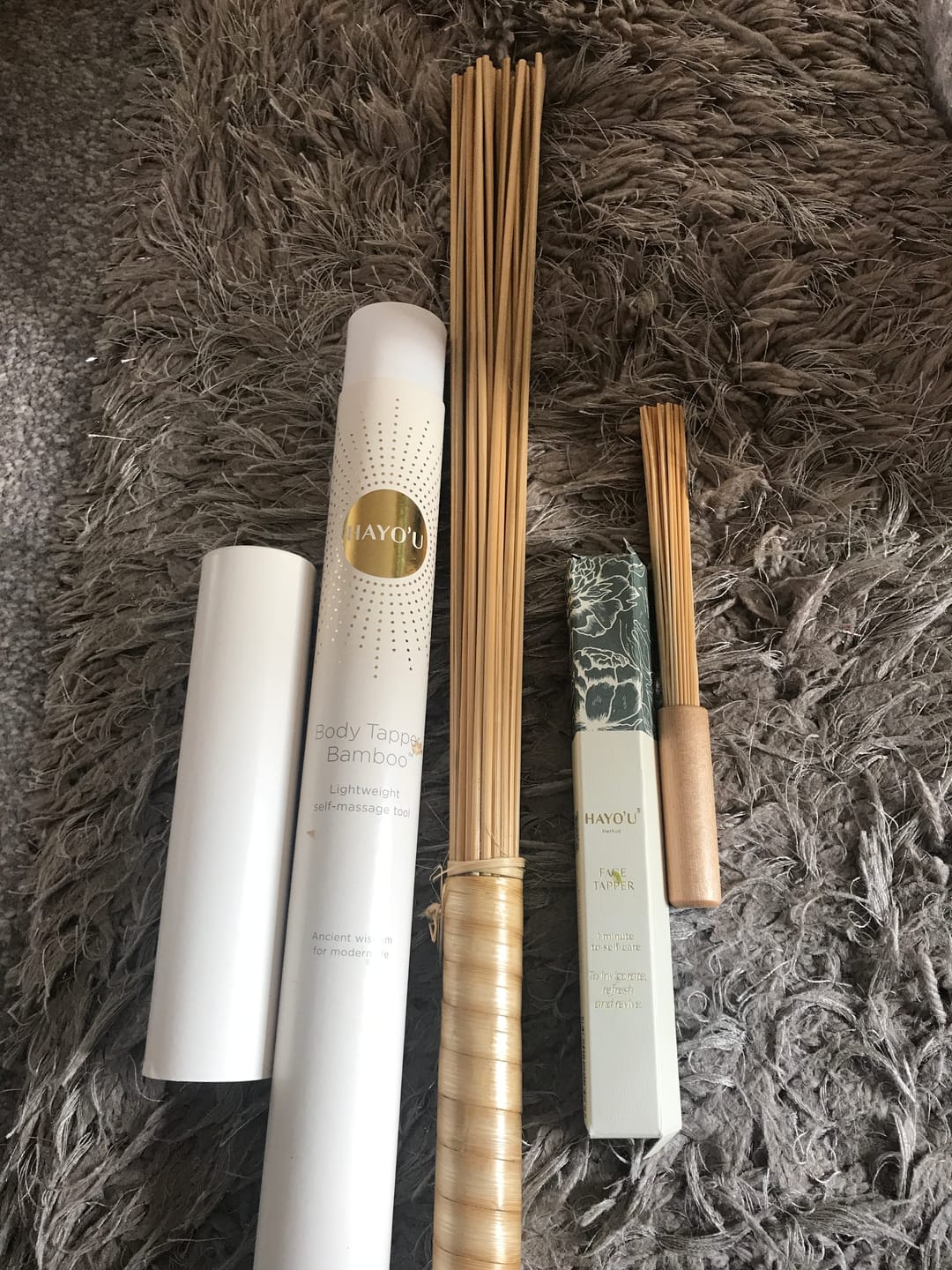 Customer photo review of Mini Bamboo Face Tapper