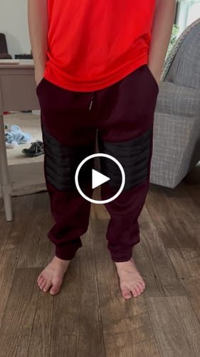 Customer video review of BOYS MATTHEW FLEECE QUILTED JOGGERS