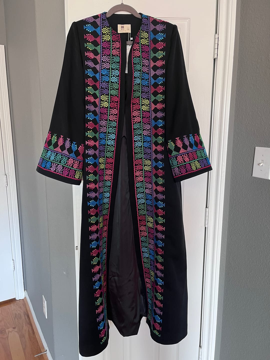 Customer photo review of Hand Embroidered Kimono