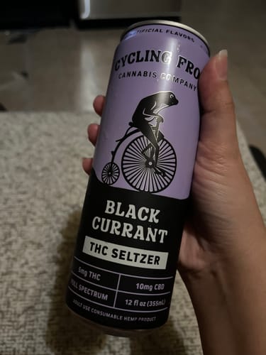 Customer photo review of THC Seltzer Giveaway - Black Currant