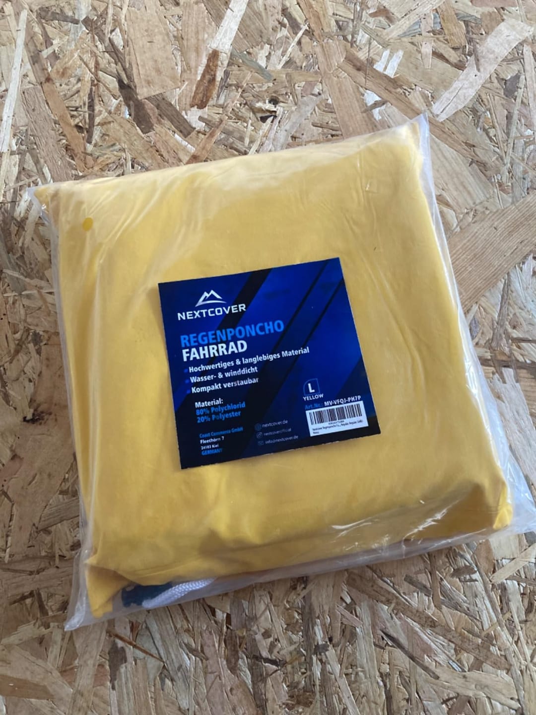 Customer photo review of Regenponcho RainOne mit AquaShield 2.0 Technologie