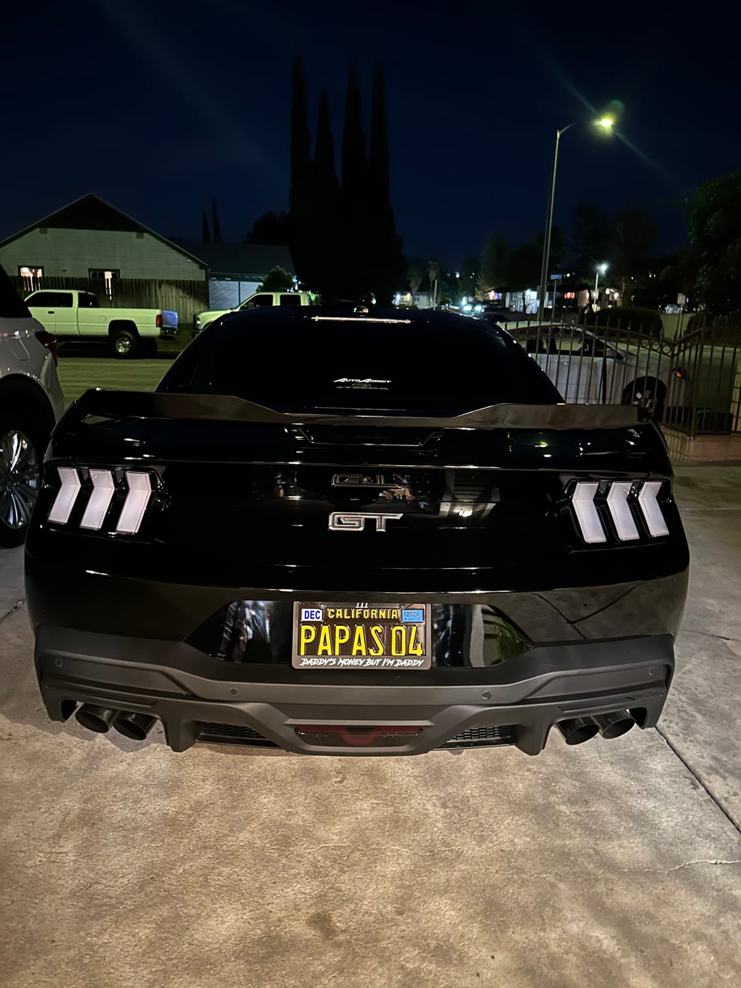 Customer photo review of 2024 + Ford Mustang S650 Euro Style Taillights Amber Turn Signal Sequential