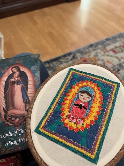 Customer photo review of December Saints Coloring Sheets - Digital Download
