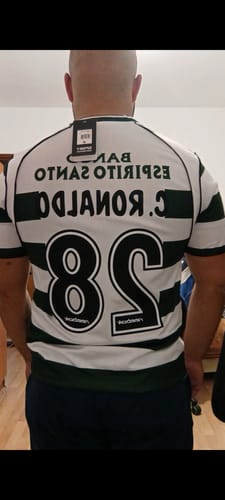 Customer photo review of Sporting CB Lisbon Cristiano Ronaldo Vintage Jersey