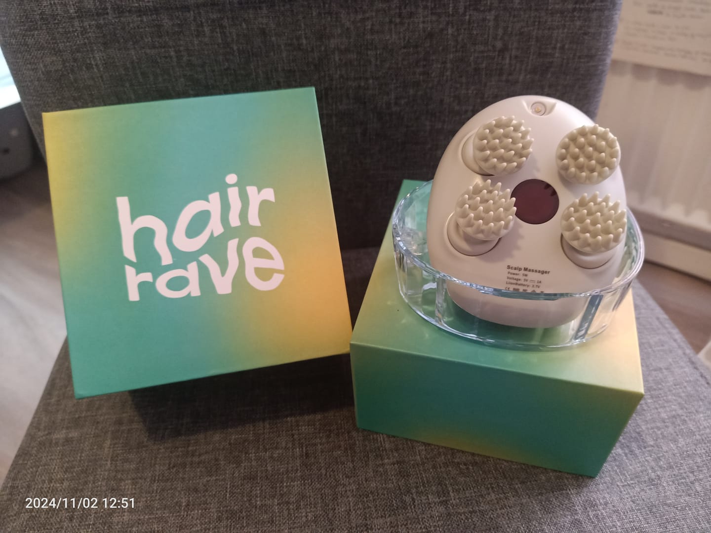 Customer photo review of hair rave