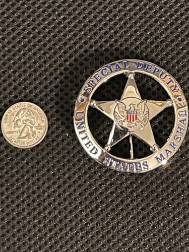 Customer photo review of US Marshal Special Deputy USMS Badge Replica Movie Prop