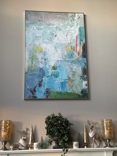 Customer photo review of Contemporary Abstract Art #ABAV44