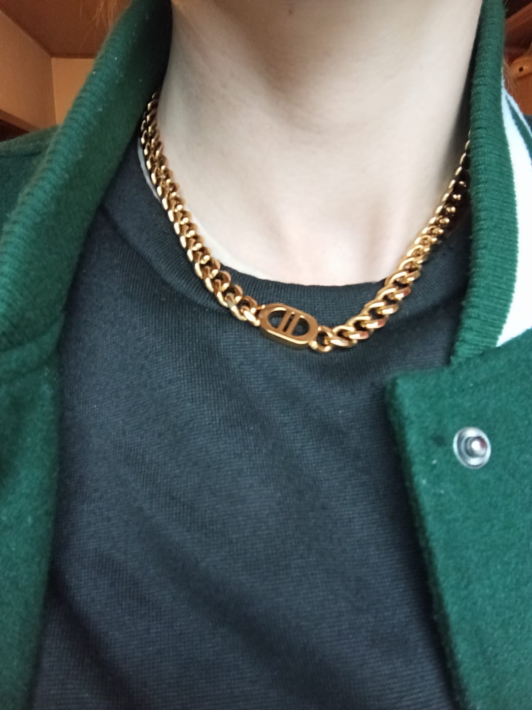 Customer photo review of Prestige Halskette | 18K vergoldet