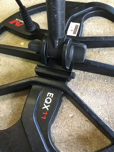Customer photo review of Coil Stiffener - Ear repair for Minelab equinox 11 inch Coils