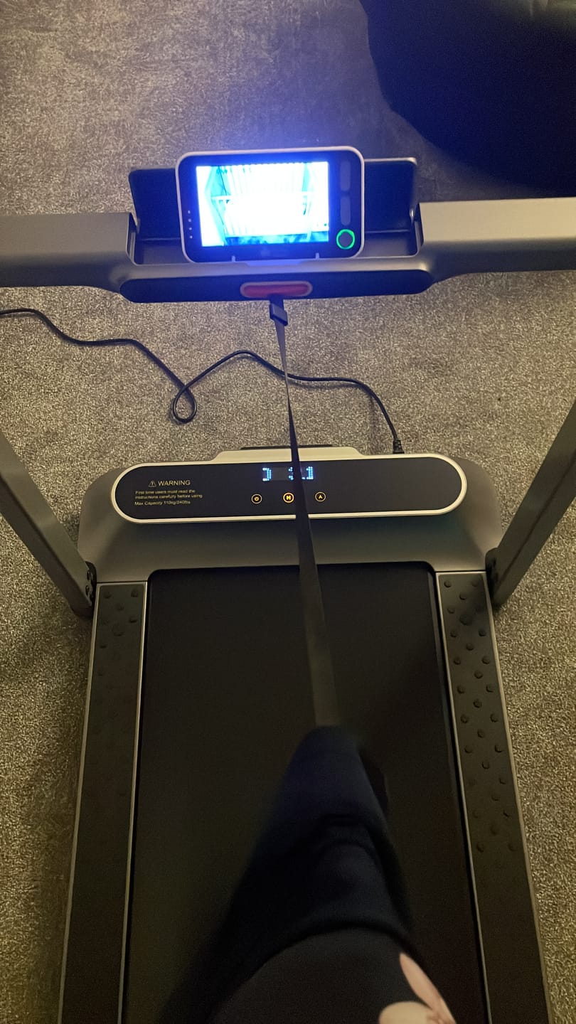 Customer photo review of WalkingPad R2 Walk&Run 2IN1 Folding Treadmill 7.5 MPH 240 lbs For UK