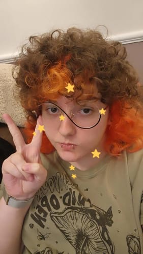 Customer photo review of Judy Eyeglasses