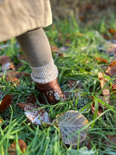 Customer photo review of Classic Boot Owl - Hazelnut