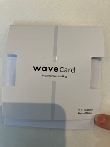 Customer photo review of Custom NFC Business Card