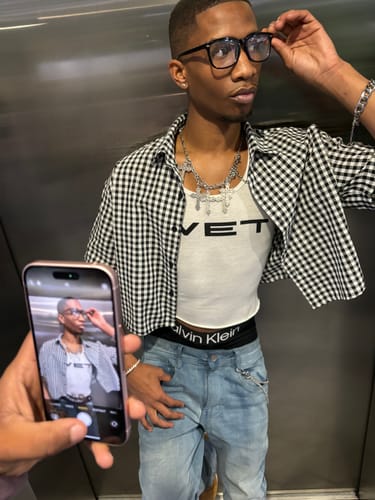 Customer photo review of WET Tshirt