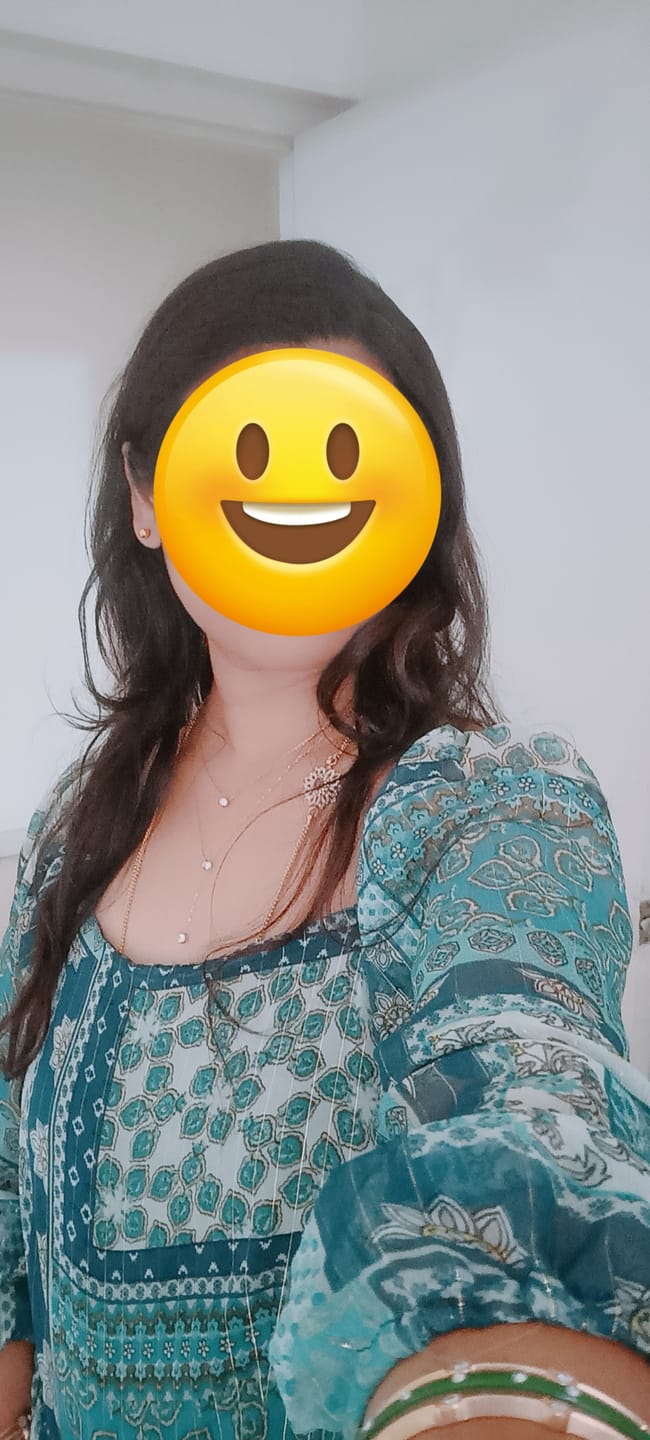 Customer photo review of Two Layered Solitaire Drop Necklace