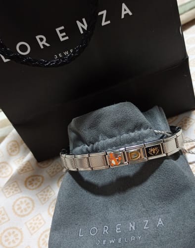 Customer photo review of Pulsera Italiana Con Textura