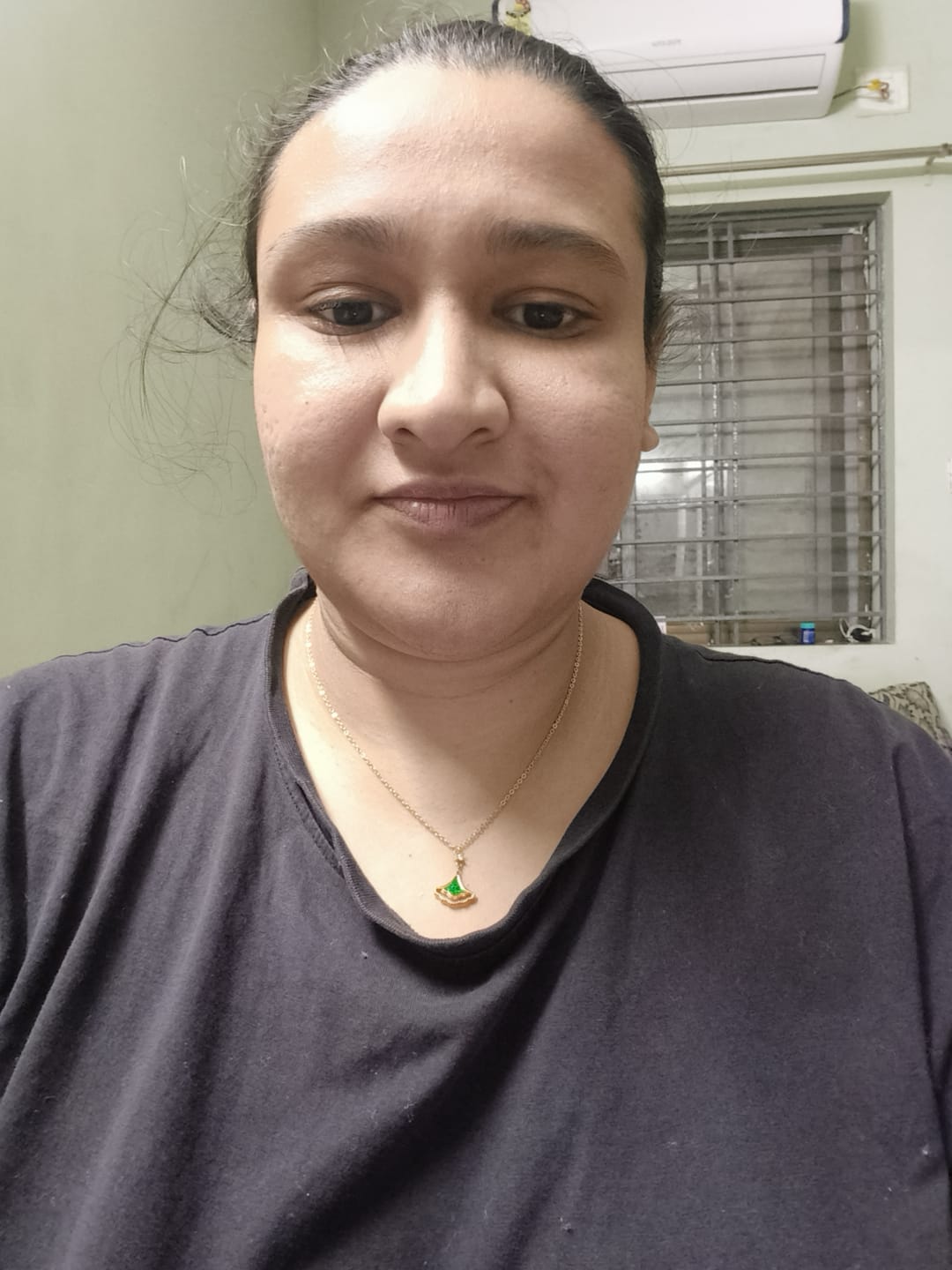 Customer photo review of Ginkgo Leaf Pendant