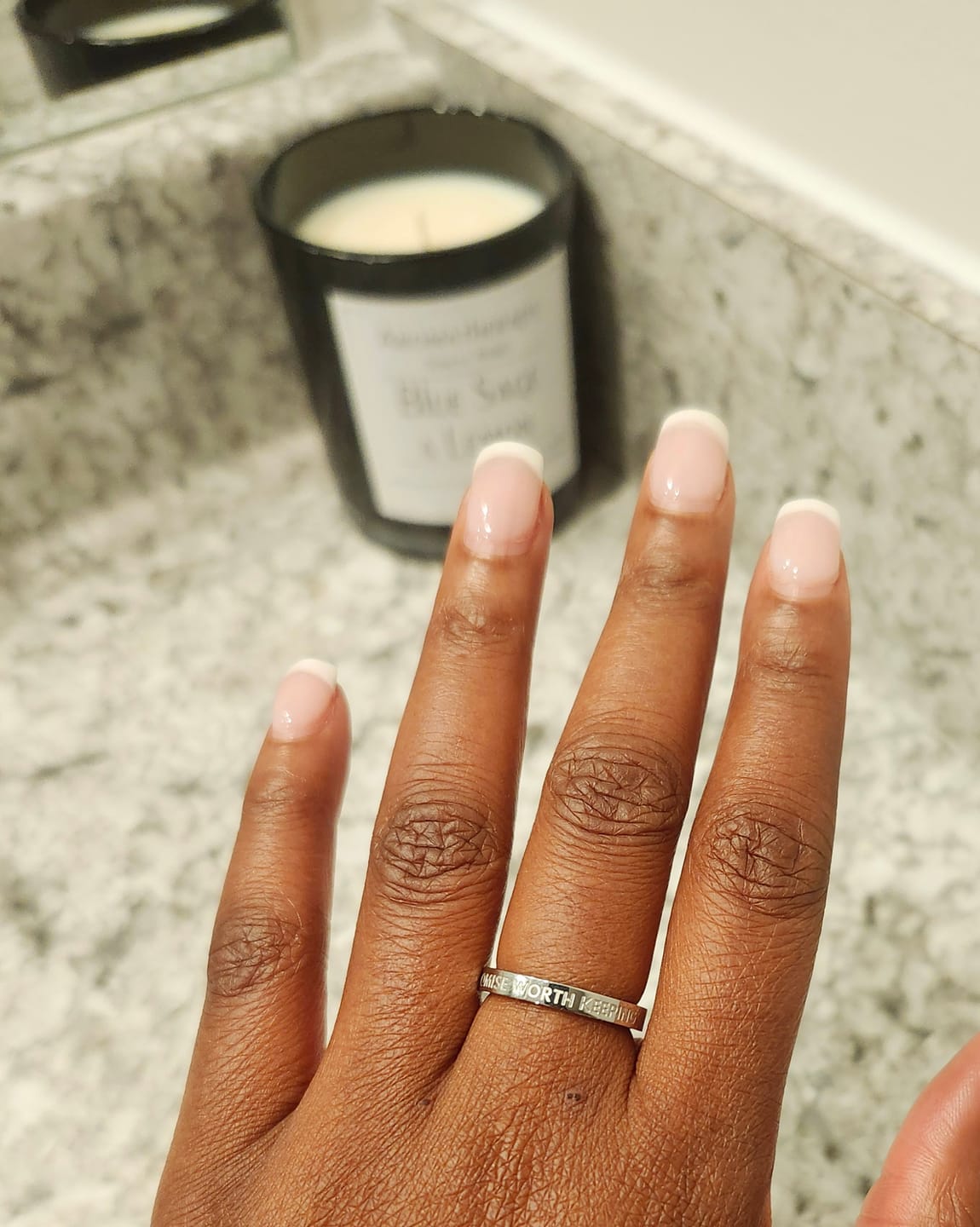 Customer photo review of A PROMISE WORTH KEEPING RING