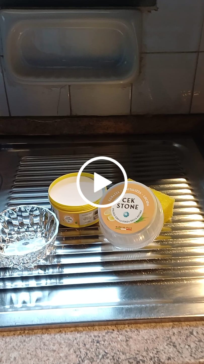 Customer video review of CEK STONE Pasta Protettiva, Prodotto pulizia casa tutto in uno
